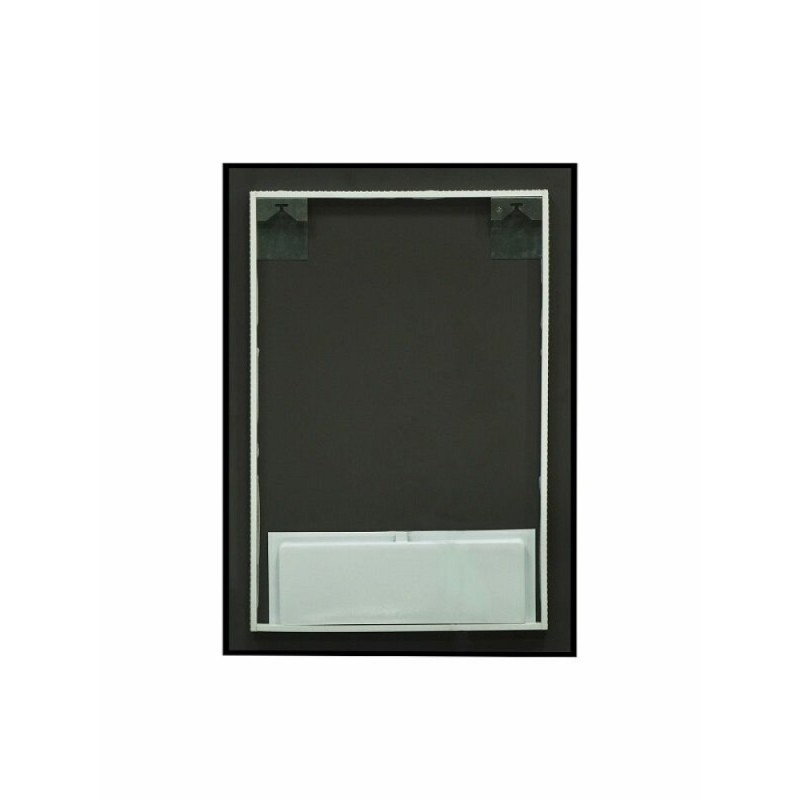 Зеркало Art&Max Sorrento, AM-Sor-500-700-DS-F, 50 см, с LED-подсветкой, инфракрасный сенсор, датчик движения, диммер, цвет черный
