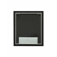 Зеркало Art&Max Sorrento, AM-Sor-600-700-DS-F, 60 см, с LED-подсветкой, инфракрасный сенсор, датчик движения, диммер, цвет черный