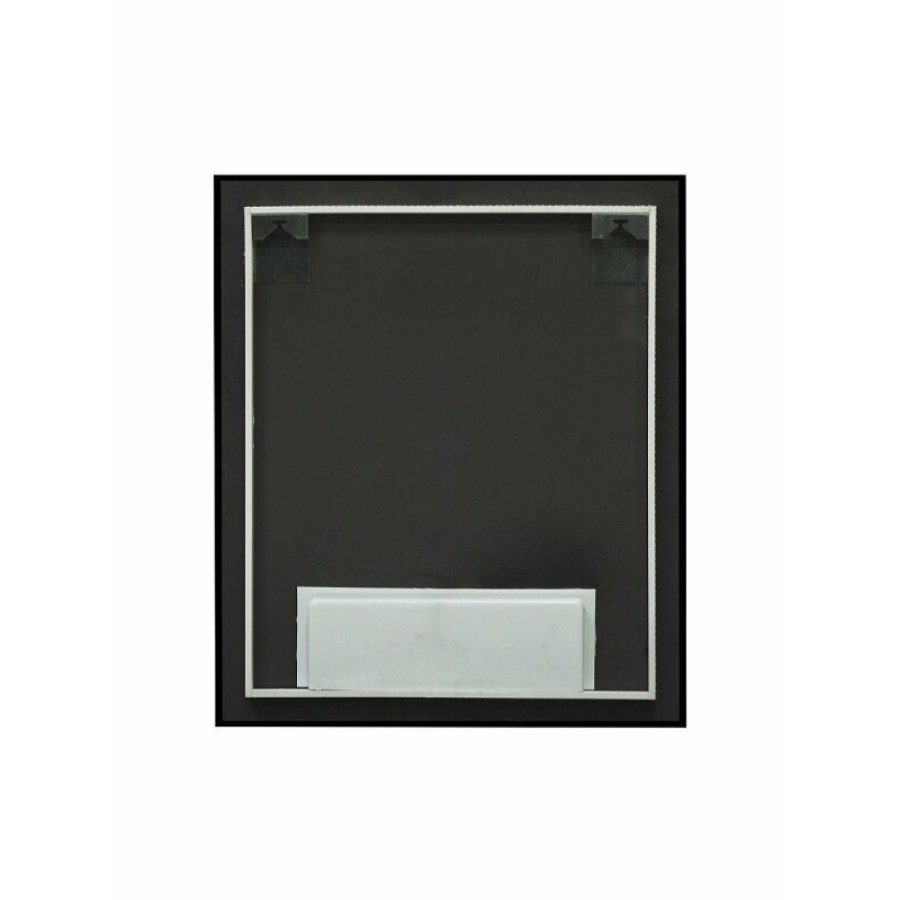 Зеркало Art&Max Sorrento, AM-Sor-600-700-DS-F, 60 см, с LED-подсветкой, инфракрасный сенсор, датчик движения, диммер, цвет черный