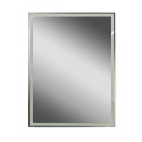 Зеркальный шкаф Art&Max Techno, AM-Tec-600-800-1D-DS-F-Nero, 60 см, с подсветкой, реверсивный, цвет черный матовый