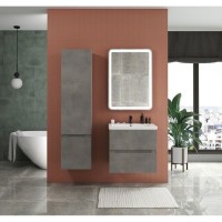Пенал Art&Max Techno AM-Techno-1600-AC-SO-FC305-L, 40 см, левый, цвет айс какао