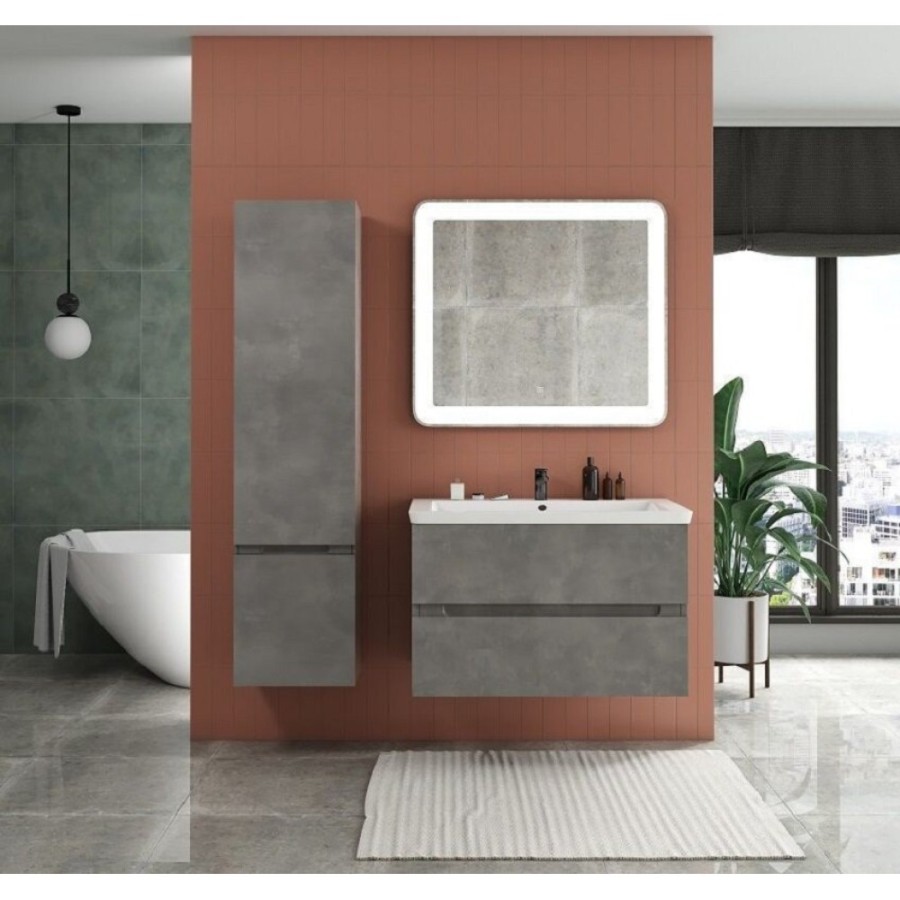 Пенал Art&Max Techno AM-Techno-1600-AC-SO-FC305-L, 40 см, левый, цвет айс какао
