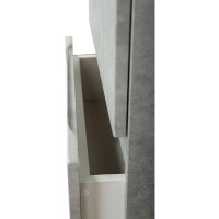 Пенал Art&Max Techno AM-Techno-1600-AC-SO-LS935-L, 40 см, левый, цвет бетон лофт натуральный
