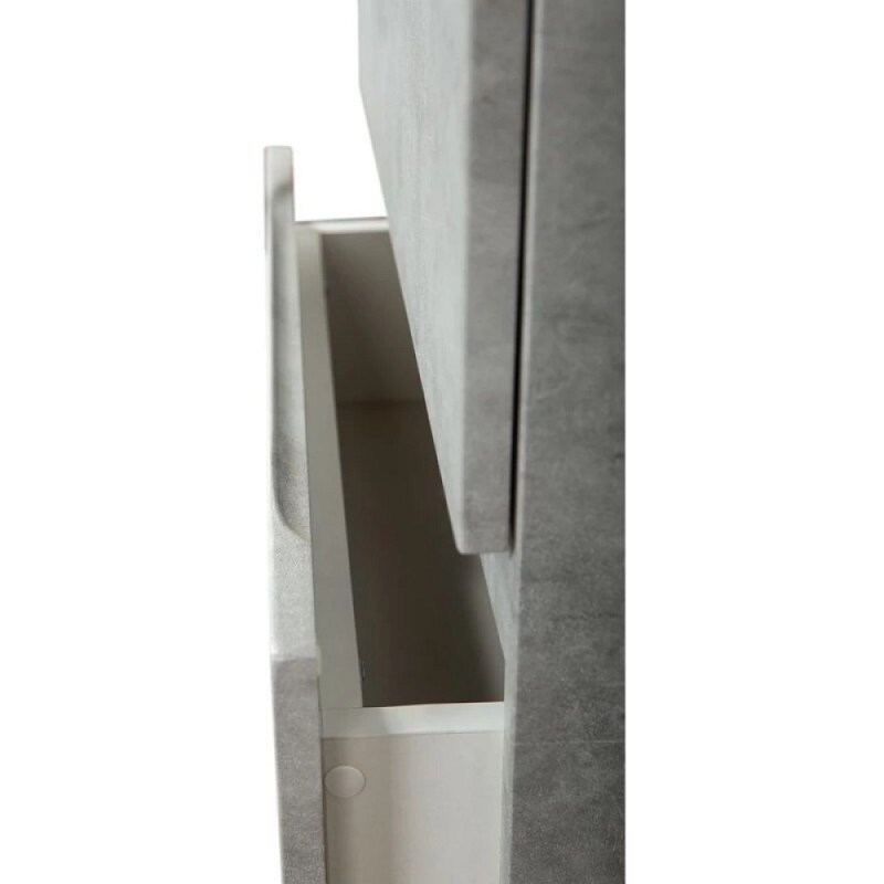 Пенал Art&Max Techno AM-Techno-1600-AC-SO-LS935-L, 40 см, левый, цвет бетон лофт натуральный