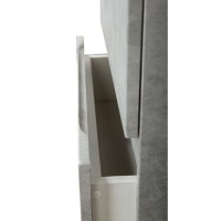 Тумба под раковину Art&Max Techno 60 см подвесная, бетон лофт натуральный, AM-Techno-600-2C-SO-LS935