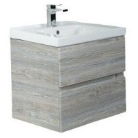 Тумба под раковину Art&Max Techno 60 см подвесная, сосна, AM-Techno-600-2C-SO-LW635