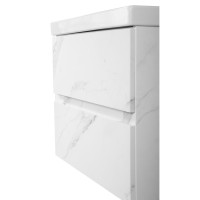 Тумба под раковину Art&Max Techno 60 см подвесная, монти мрамор, AM-Techno-600-2C-SO-MR960