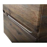 Тумба под раковину Art&Max Techno 70 см подвесная, дуб бомонд лофт, AM-Techno-700-2C-SO-LW646