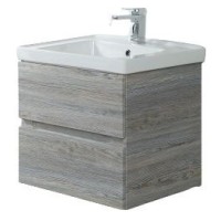 Тумба под раковину Art&Max Techno 90 см подвесная, сосна, AM-Techno-900-2C-SO-LW635