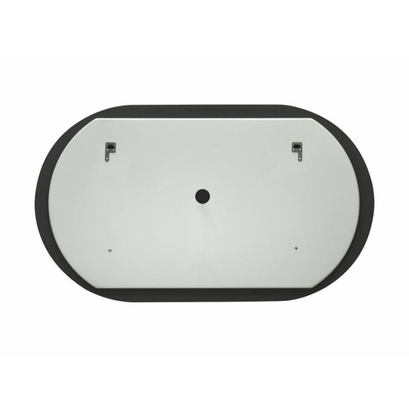 Зеркало Art&Max Torino 100 см с подсветкой, белый, AM-Tor-1000-600-DS-F