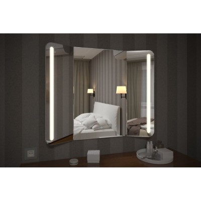 Зеркальное трюмо Art&Max Trento AM-Tre-1000-800-DS-F 100 x 80 см с подсветкой, диммер