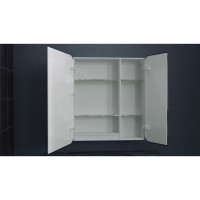 Зеркальный шкаф Art&Max Verona 70 см с подсветкой, белый