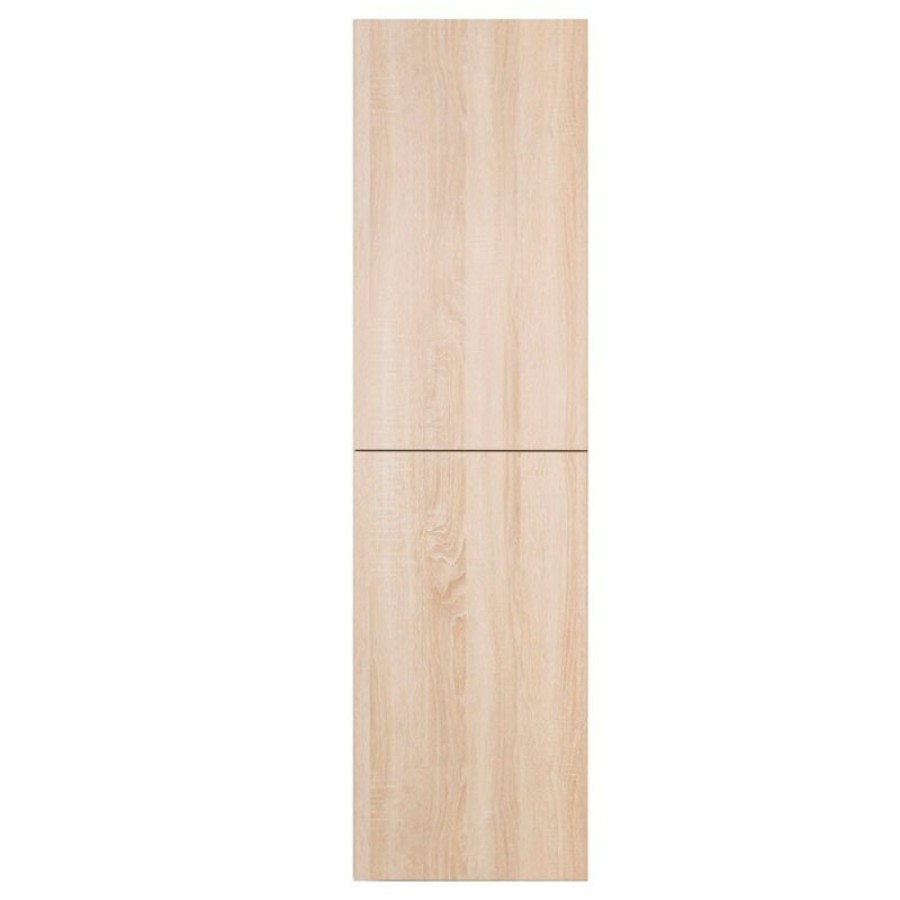 Шкаф-пенал подвесной Art&Max AM-Verona-Push-1500-2A-SC-RS-TS, 40 x 30 x 150 см, с двумя распашными дверцами, светлый дуб