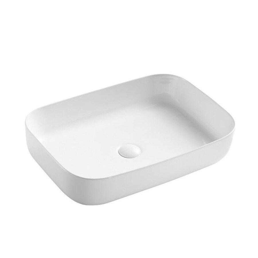 Раковина Art&Max, AM310-T, 60 см, фаянс, цвет белый