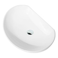 Раковина Art&Max 60 см накладная, белый, AM5405-W