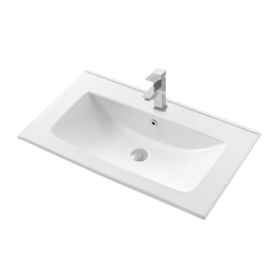 Раковина Art&Max AM7117-80, 80 см, керамика, цвет белый