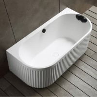Ванна из искусственного камня Abber Leipzig AM9916, 170 х 80 см, цвет белый матовый