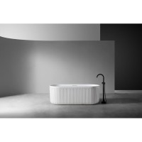 Ванна из искусственного камня Abber Stuttgart AM9925, 170 х 75 см, цвет белый матовый