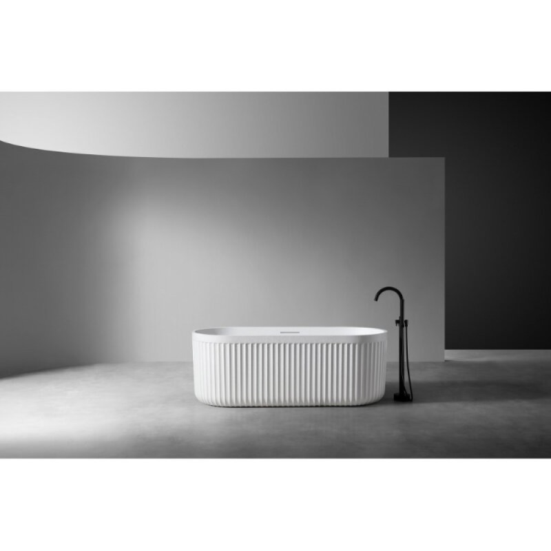 Ванна из искусственного камня Abber Stuttgart AM9925, 170 х 75 см, цвет белый матовый