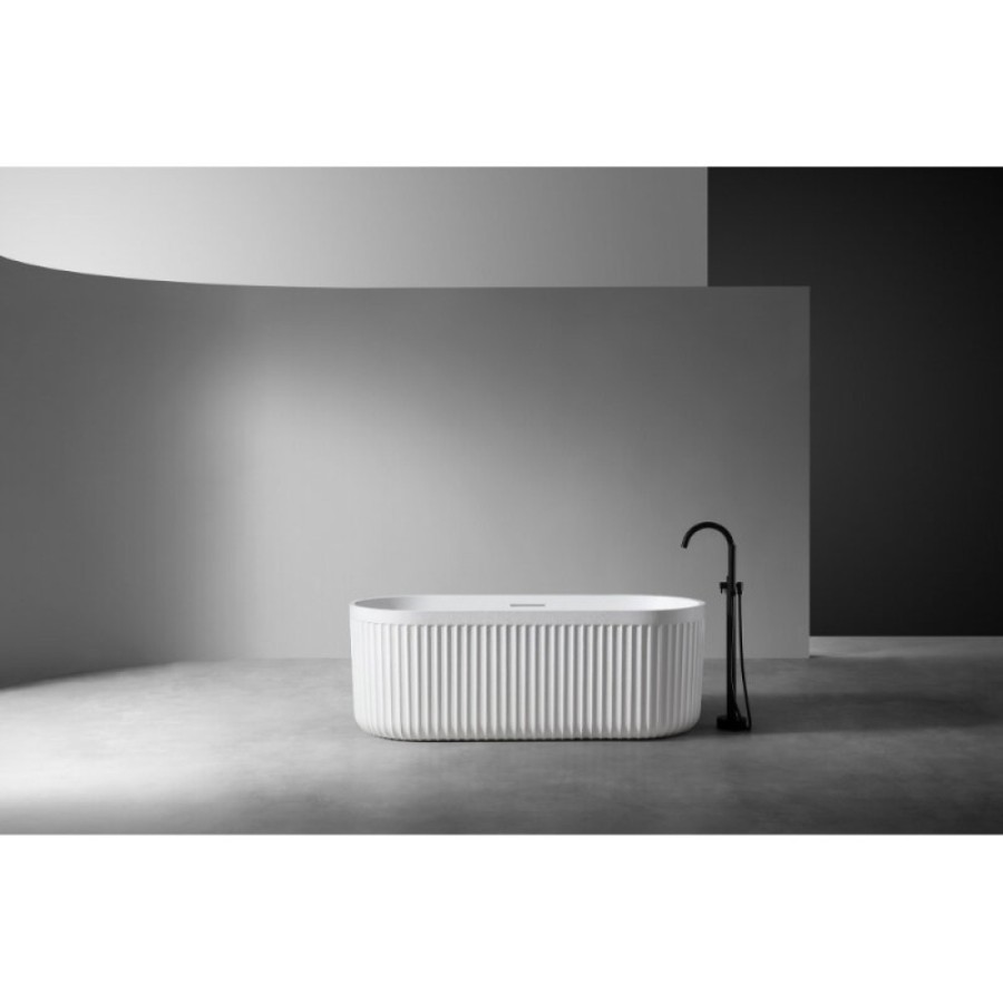 Ванна из искусственного камня Abber Stuttgart AM9925, 170 х 75 см, цвет белый матовый