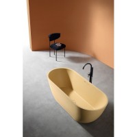 Ванна из искусственного камня Abber Frankfurt 170 х 75 см, песочная матовая, AM9941MS
