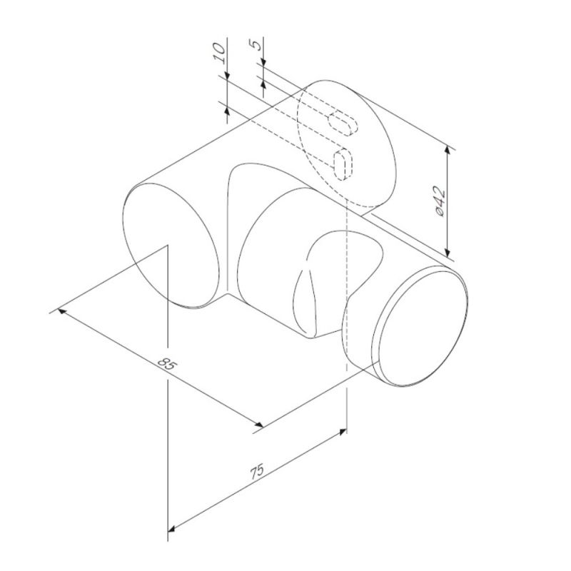 Держатель для душа AM.PM F0500822 Черный матовый