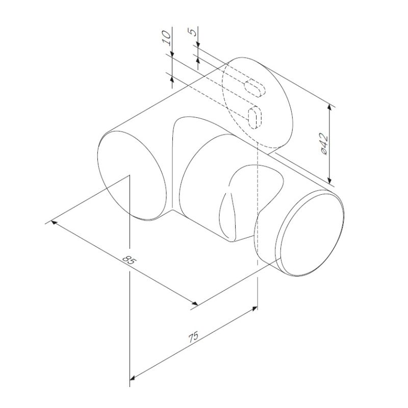Держатель для душа AM.PM F0500864 Хром