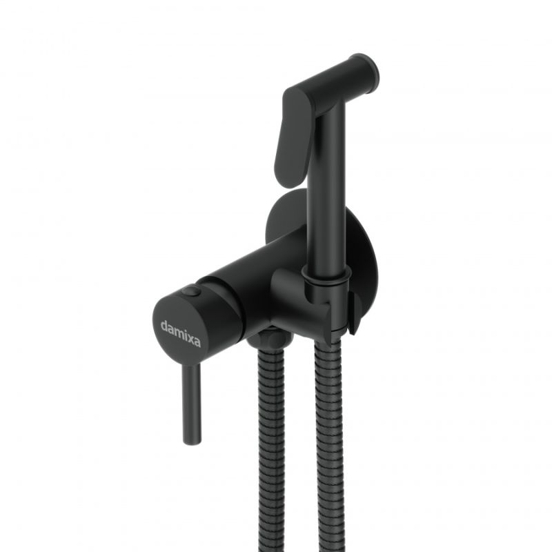 Гигиенический душ со смесителем Damixa Option 217000000 Черный матовый