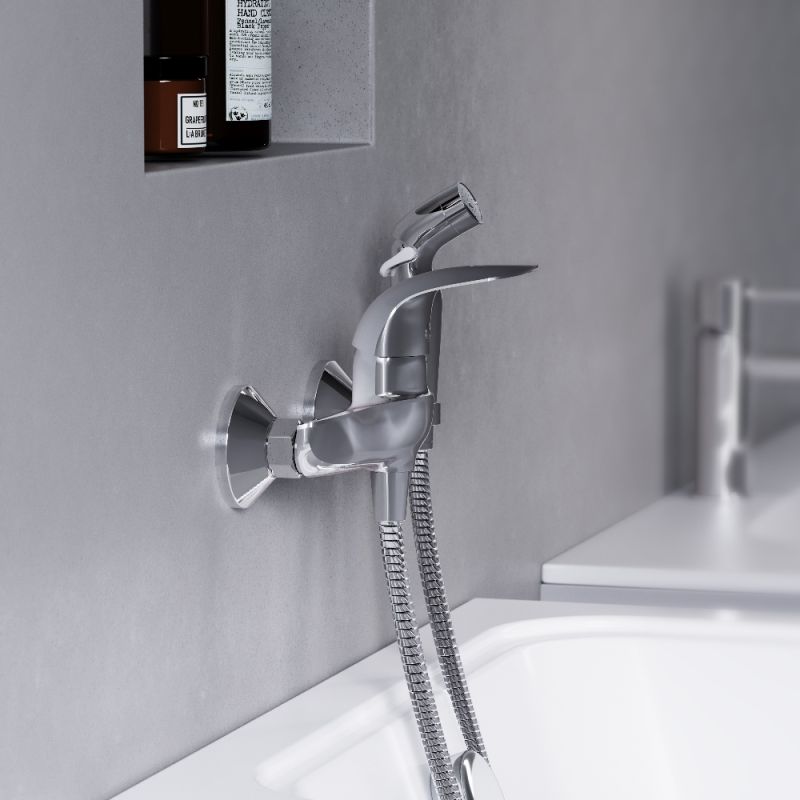 Гигиенический душ со смесителем Damixa Eclipse 318000000 Хром