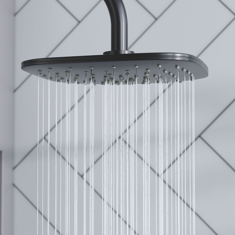 Душевая система Damixa Eclipse 931000300 Черная матовая