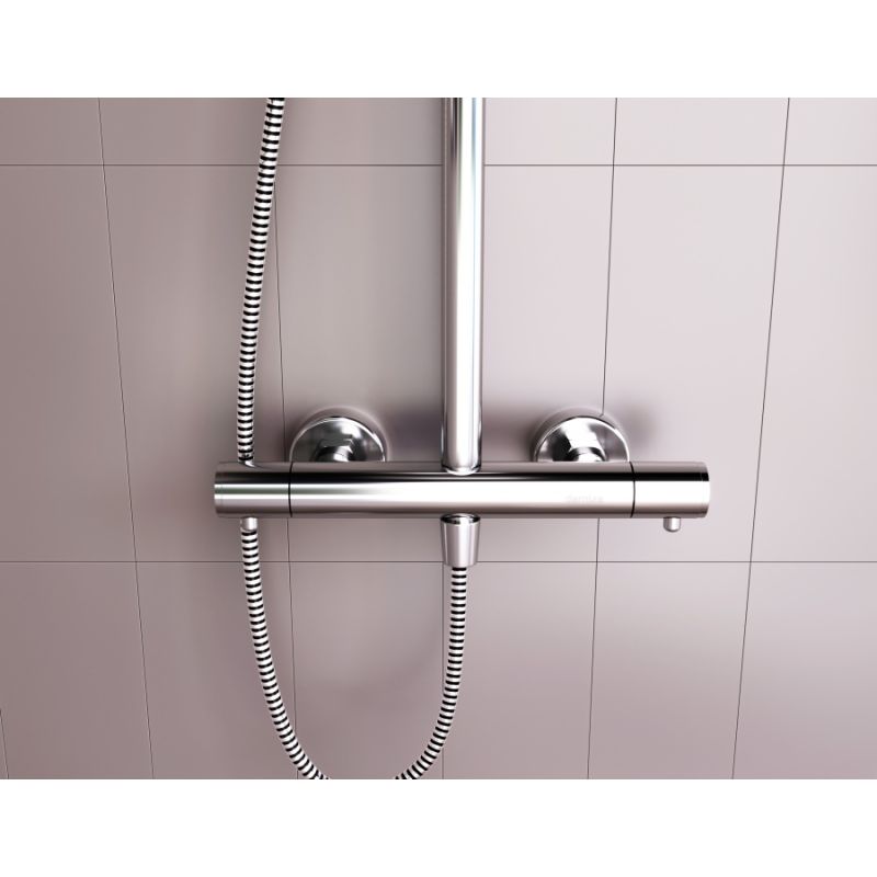 Душевая система Damixa Option DX218092000 с термостатом Хром