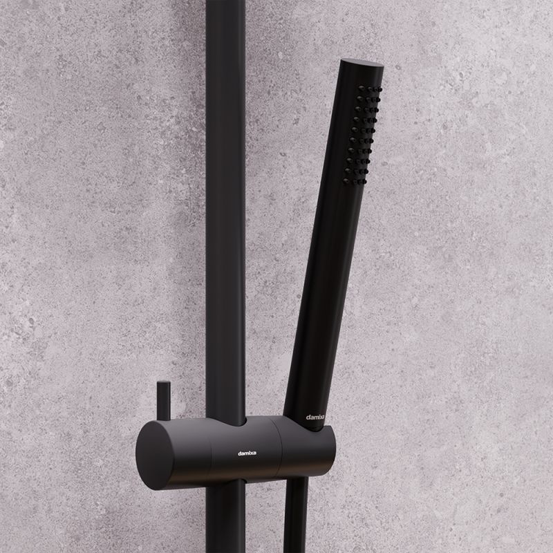 Душевая система Damixa Scandinavian Pure 936710300 Черная матовая