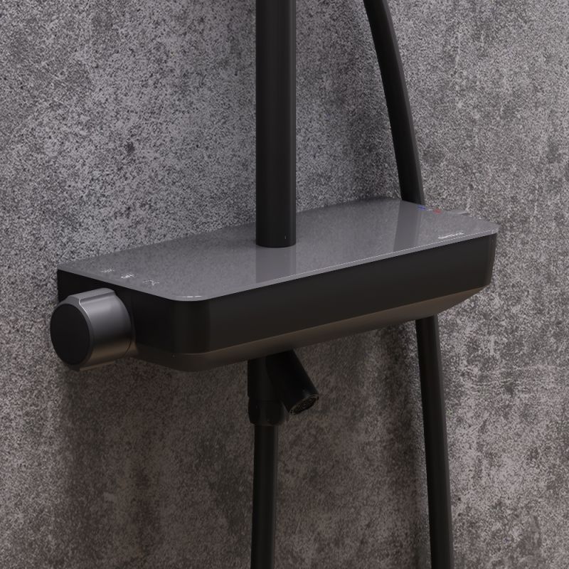 Душевая система Damixa Scandinavian Pure 936730300 Черная матовая