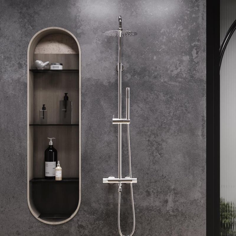 Душевая система Damixa Scandinavian Pure 936810000 с термостатом Хром