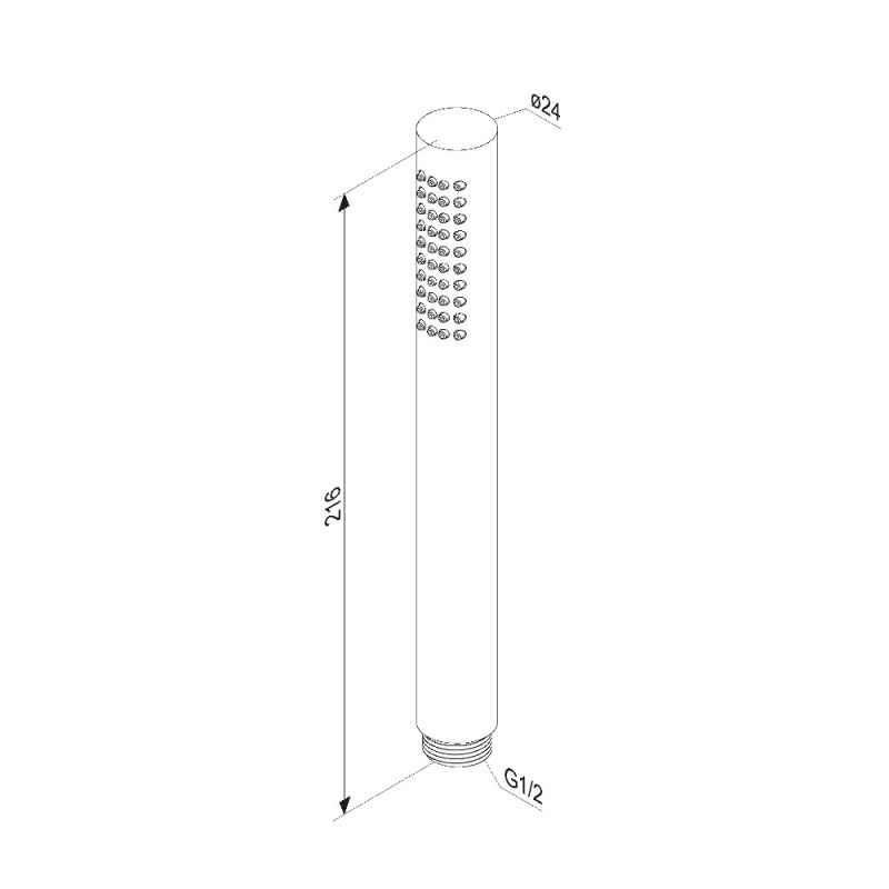 Ручной душ Damixa Scandinavian Pure 936020000 Хром