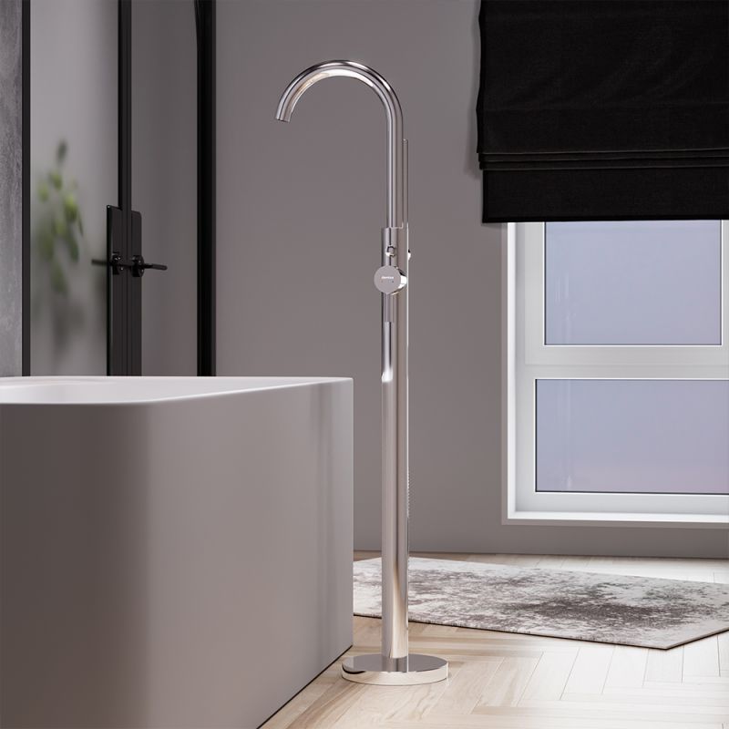 Смеситель для ванны и душа Damixa Scandinavian Pure 365000000 Хром