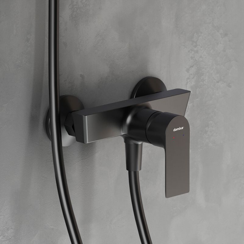 Смеситель для душа Damixa Apollo 472000300 Черный матовый