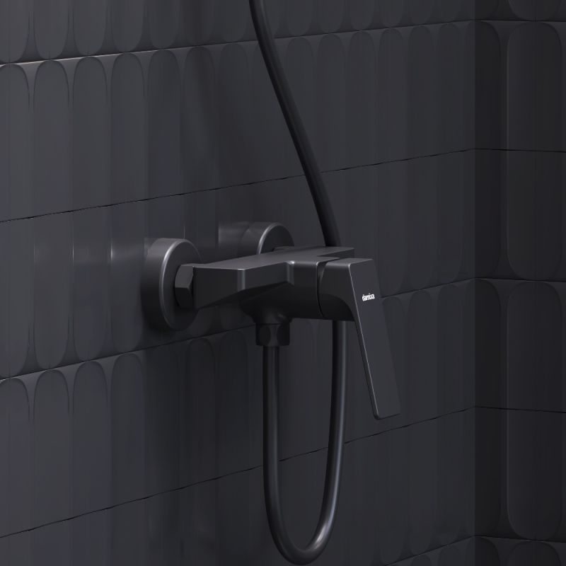 Смеситель для душа Damixa Merkur 402000300 Черный матовый