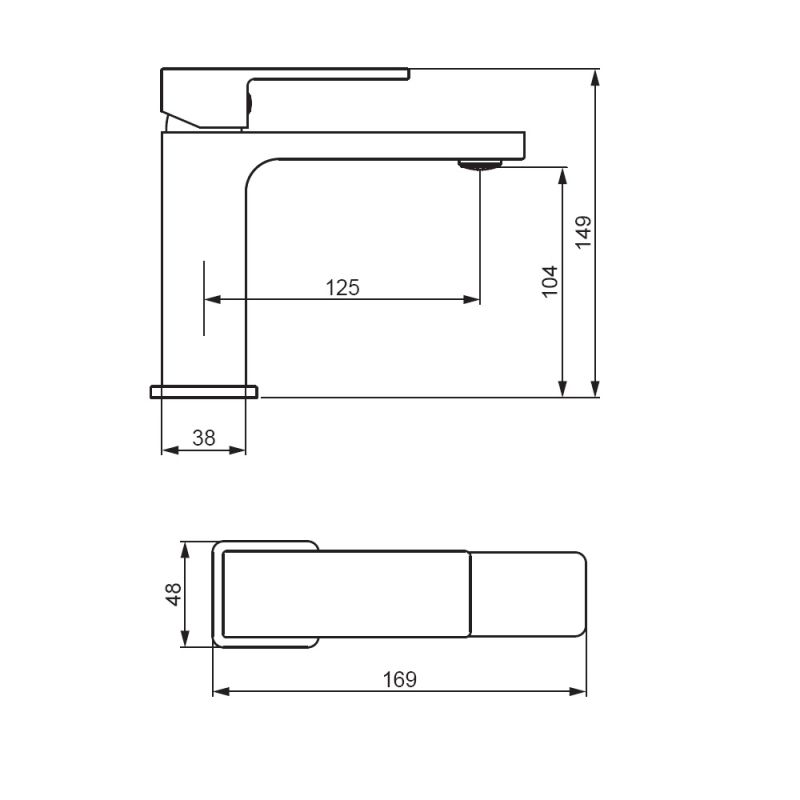 Смеситель для раковины Damixa Gala 530210000 Хром