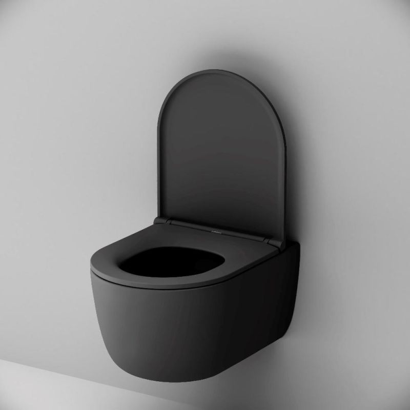 Унитаз AM.PM Func FlashClean C8F1700MBSC подвесной Черный матовый с сиденьем Микролифт