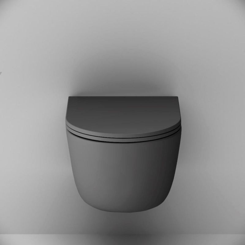 Унитаз AM.PM Func FlashClean C8F1700MBSC подвесной Черный матовый с сиденьем Микролифт