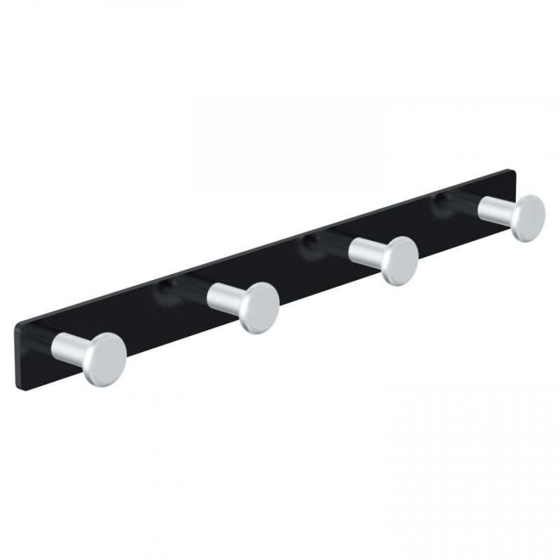 Вешалка для полотенец Damixa Jupiter DA7735900 Черный Хром