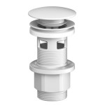 Донный клапан AM.PM F0700P33 Click-Clack Белый матовый Донный клапан AM.PM F0700P33 Click-Clack Белый матовый