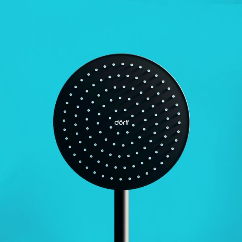 Душевая система Dorff Comfort D0708000BL Черная матовая