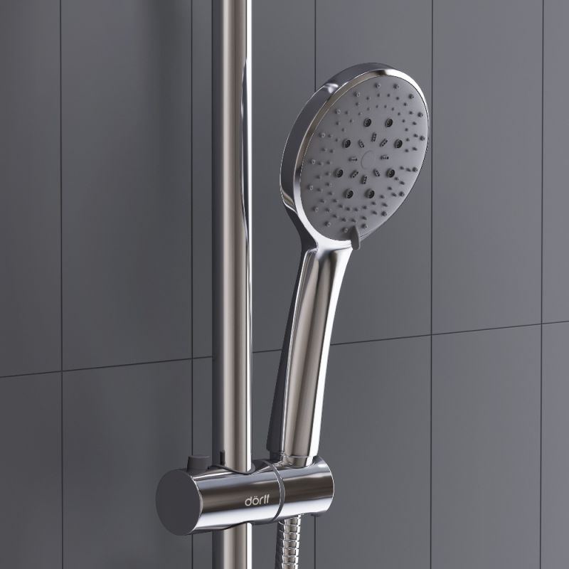 Душевая система Dorff Futura D0710400 с термостатом Хром