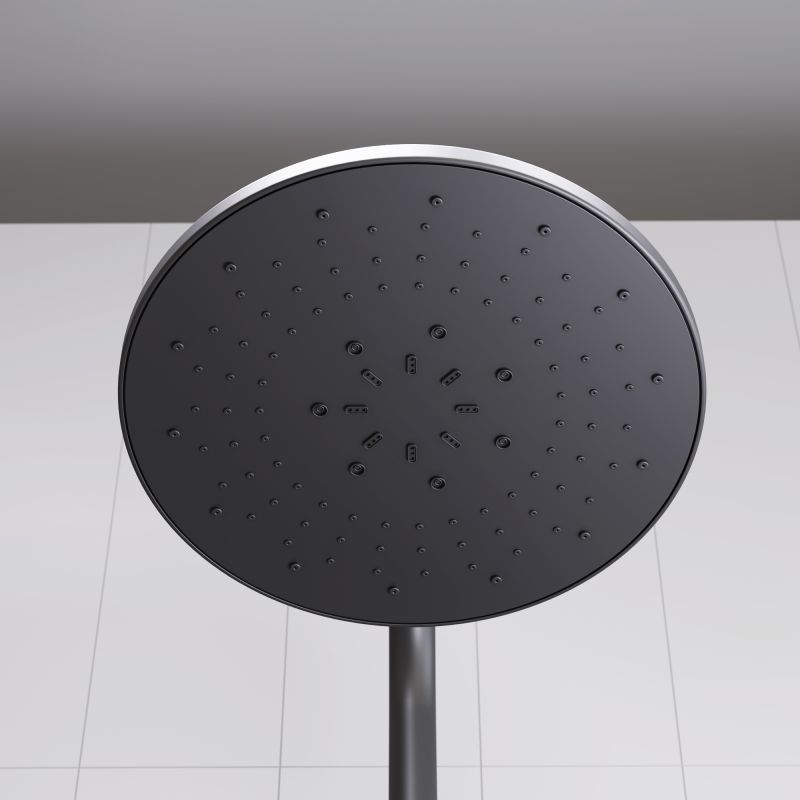 Душевая система Dorff Futura D0710522 с термостатом Черный