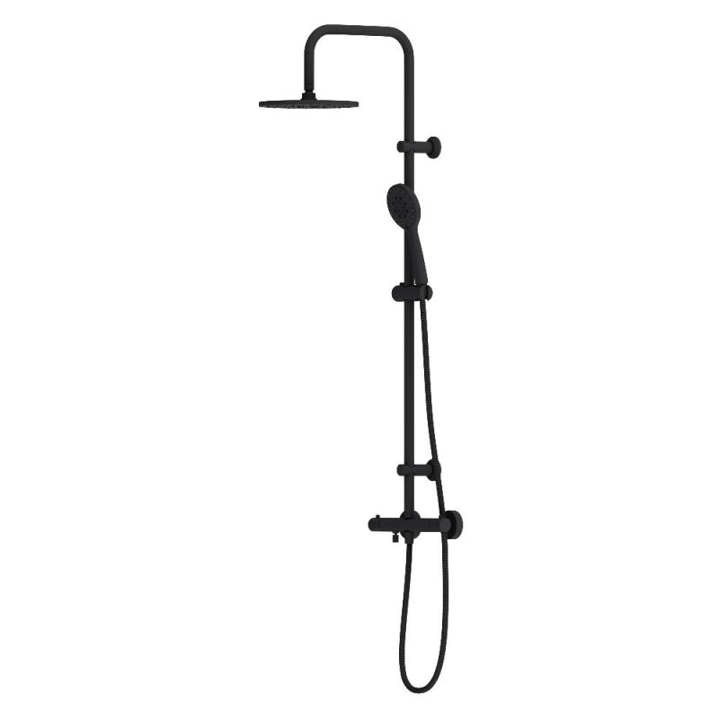 Душевая система Dorff Futura D0710522 с термостатом Черный