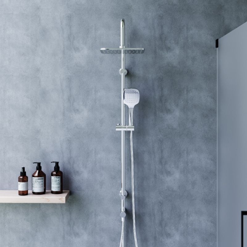 Душевая система Dorff Norma D0712000 Хром Серый