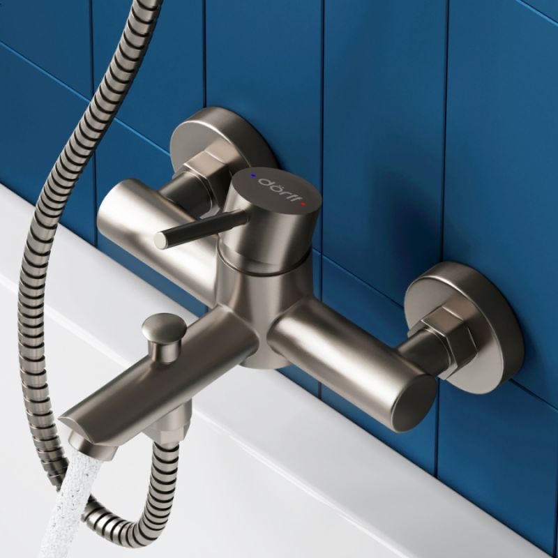 Смеситель для ванны и душа Dorff Logic D3010000SS Нержавеющая сталь