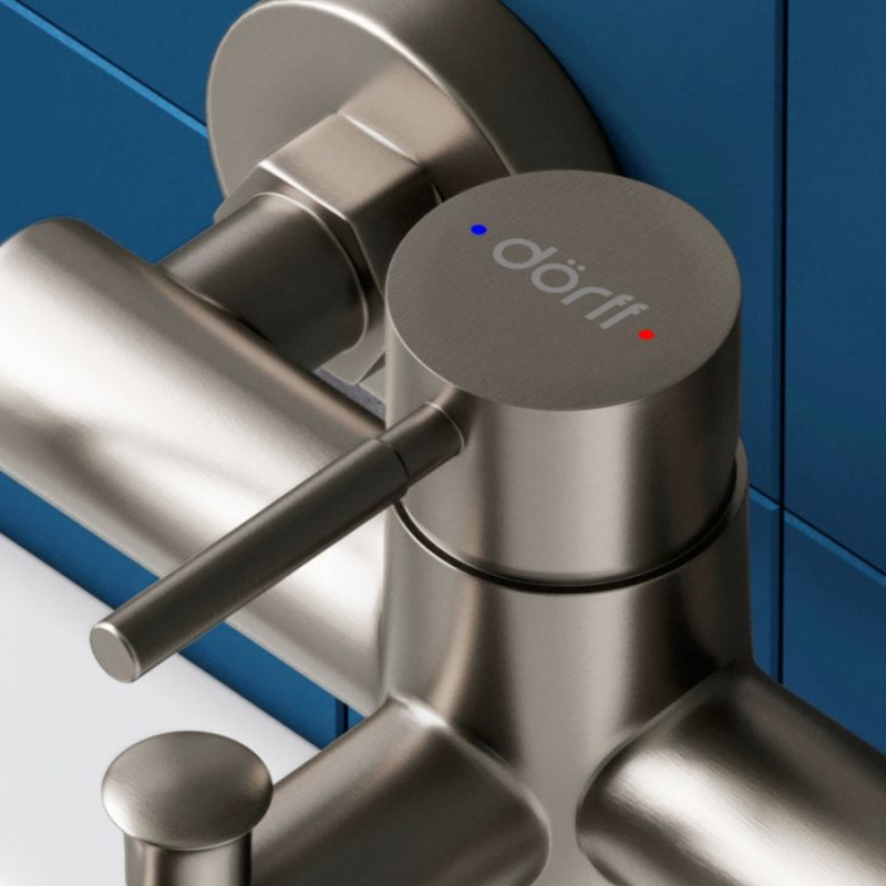 Смеситель для ванны и душа Dorff Logic D3010000SS Нержавеющая сталь